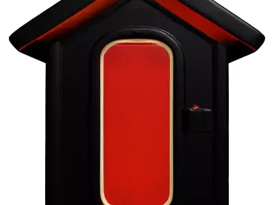 Modern SciFi Kiosk Building 3D model