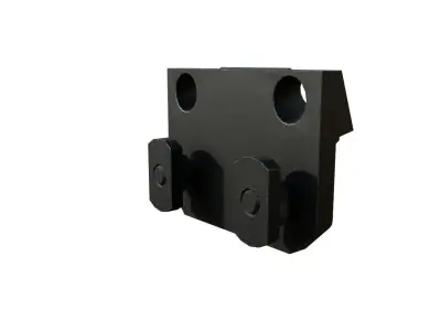 Side Scout Mount MCX Tactical PBR Low Poly Low-poly 3D model