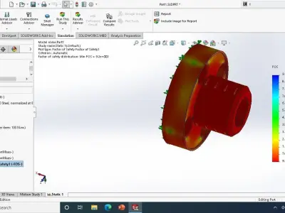Elastic Sleeve-Pin Coupling solidworks model Free 3D model
