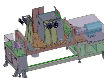 Automatic Welding Positioner Machine Tilting and Rotary Welding  3D model