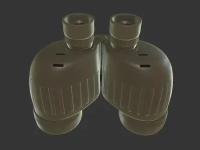 Steiner 7x50 binoculars Low-poly 3D model