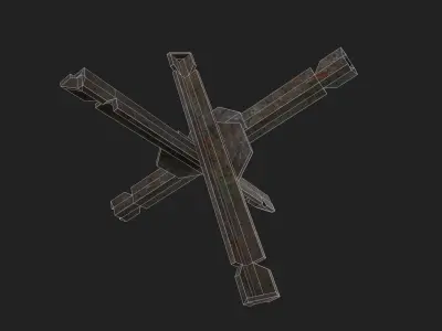 Czech Hedgehog - Non PBR Low Poly for games Low-poly 3D model