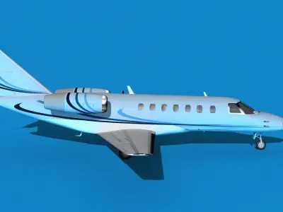 Cessna C528 Citation CJ3 V11 3D model