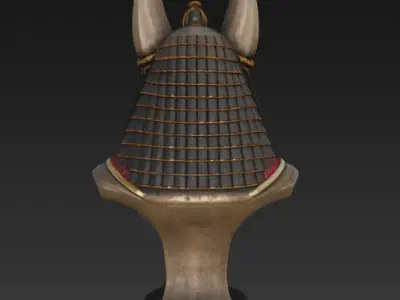 Bust of Anubis 3D print model