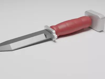 Combat Knife Low-poly 3D model Low-poly 3D model purchase