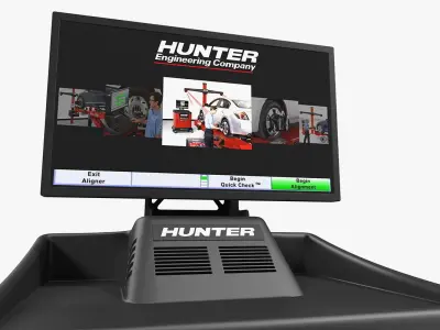 Hunter HawkEye Elite WA570 Console 3D model
