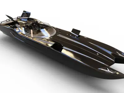 Superveloce speedboat  3D model