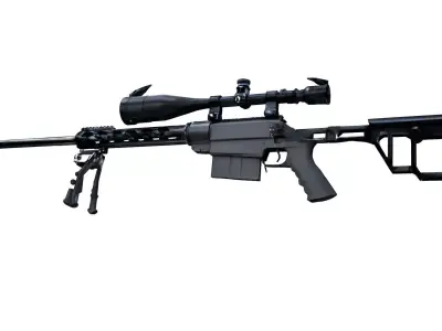 TSVL-8 M1 Stalingrad  rifle  3D model