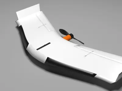 Drone Low Poly Low-poly 3D model purchase