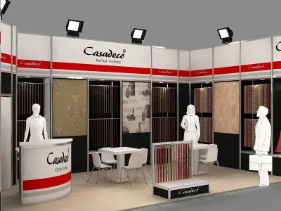 Exhibition Stand - ST0033 3D model