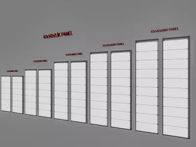 Maxima System Panels Exhibition Stand 3D Model Corona12 Low-poly 3D model