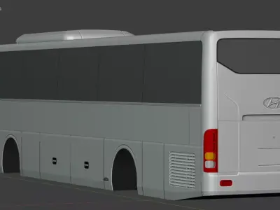 Hyundai Universe Noble South America Variant 3D model