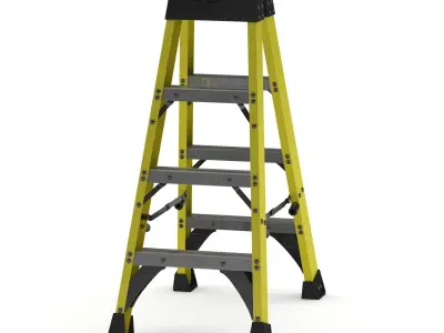 Fiberglass Ladder 3D model