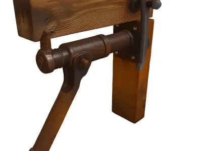 Vintage Industrial Mechanism 3D model