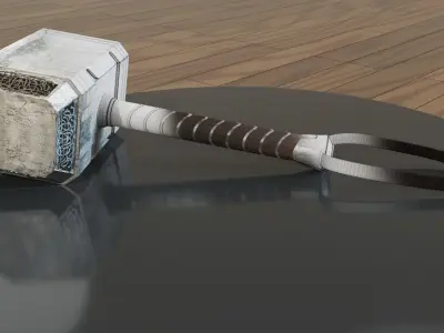 Thor hammer  3D model buy