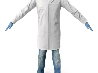 Scientist Clothes 3D model