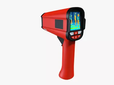 Thermovision device Low-poly 3D model
