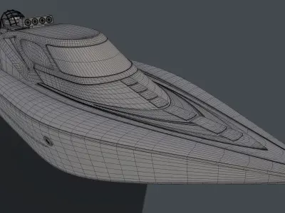 Airboat 3D model