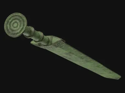 China Bronze sword 3D model