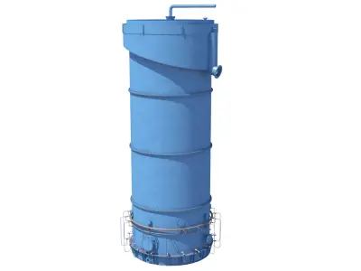 celda columna 3D model