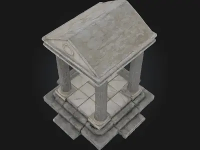 Stone Portal  Gateway to the Unknown 3D model
