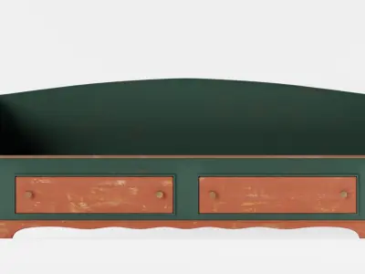 Old Settle Bench 3D model