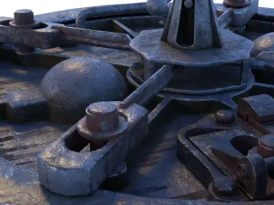 Abandoned Bunker Hatch - Cinematic Environment Asset Free 3D model