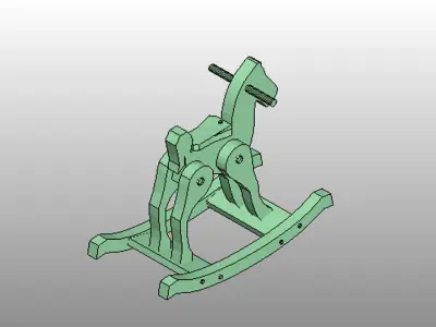 Rocking Horse - Type 2 3D model