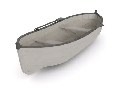 Rowboat 3D model get