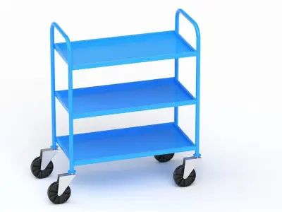 Service Trolley 3D model get