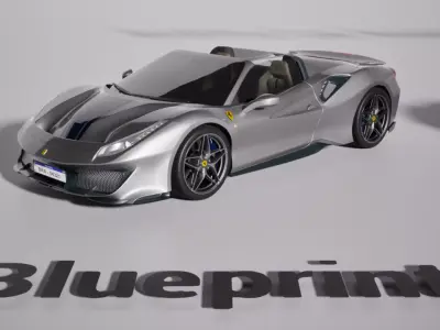 ArchViz Car Assets P07 - Unreal Engine 5 3D model