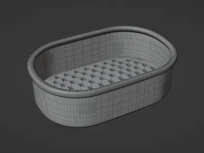 Inflatable pool outdoor 2 3D model
