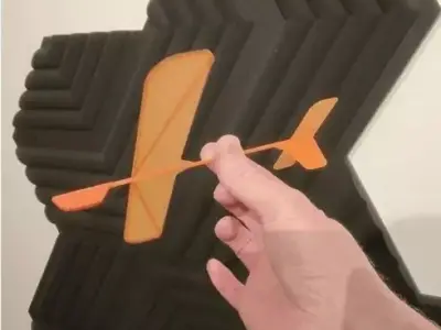 Plane glider 3D print model