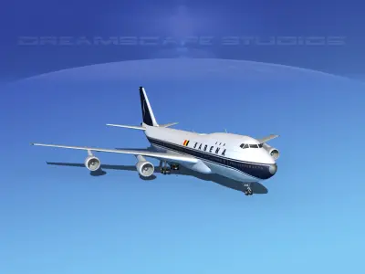 Boeing 747-100 Sabena 3D model
