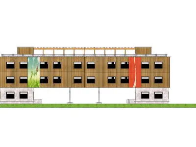 Commercial Building Low-poly 3D model purchase