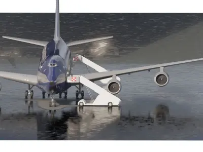  BOEING 747-243B AND 230B 3D model