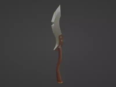 NATURE SWORD Low-poly 3D model