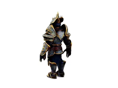 Guardian of the Enchanted Realms Mystical Knight Armor 3D model