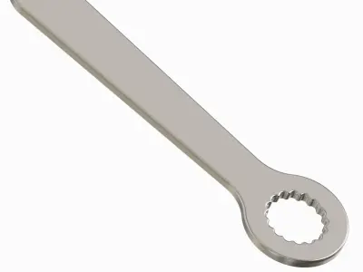 Hand Tool Gear Spanner Free 3D model