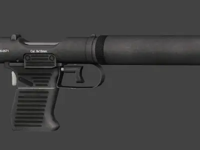Brugger and Thomet VP9  Low-poly 3D model