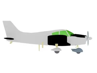 AIRCRAFT T-CHER 3D model