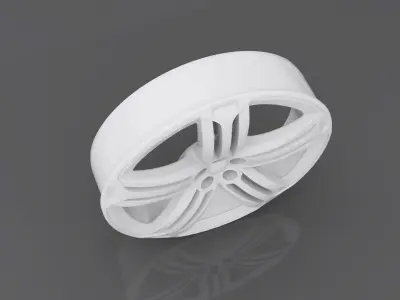  3D TYRE RIM  Low-poly 3D model