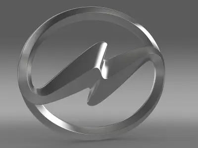 Higer logo 3D model
