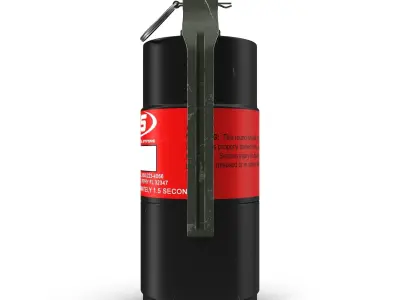ALSD429 Tactical Blast Stun Grenade 3D model
