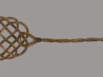 Antique Rug Beater 3D model