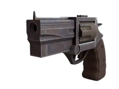 Rugged Revolver Free 3D model