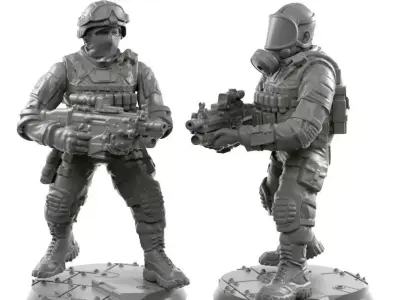 Scar 01 3D print model