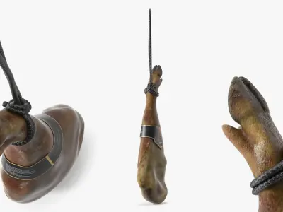 Jamonarium Iberico Ham Leg Whole 3D model