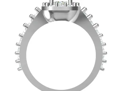 Wedding Ring  3D print model 290