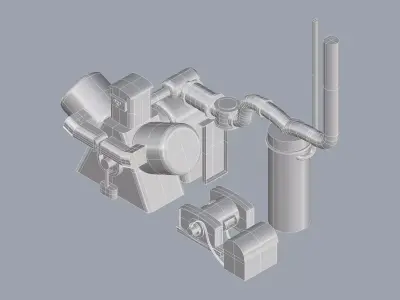 Air Pumper Machine 3D model